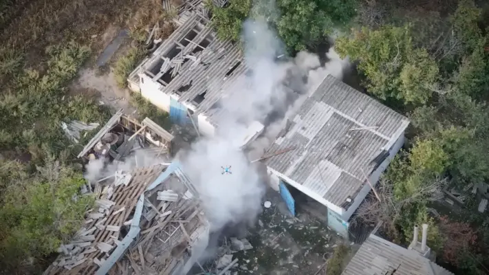 Drone strike aftermath